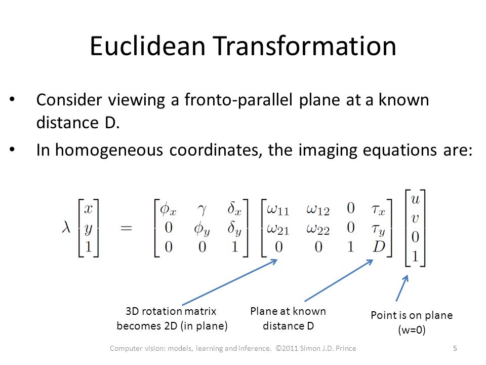 Computer vision: models, learning and inference - ppt video Computer vision: models, learning and inference - ppt video